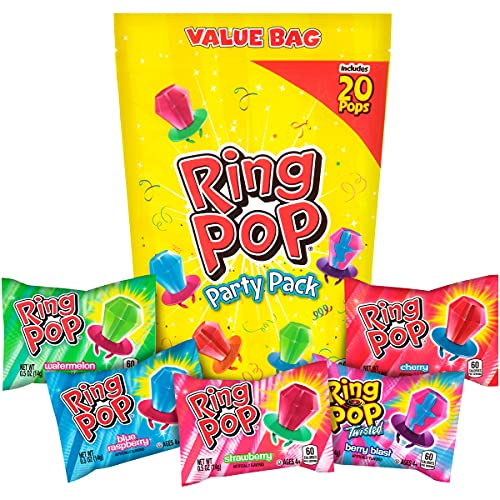 Ring Pop Bulk Variety Party Lollipop Suckers with Assor …