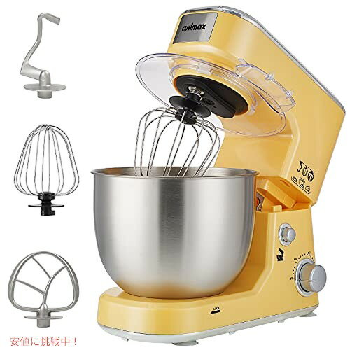 カラフルなミキサーCusimax登場CUSIMAX 5 quart Electric Stand Mixer is designed for hands-free mixing for a wide variety of foods ranging from light egg whites to sticky bread dough. Featuring powerful motor, our kitchen mixer is great for all mixing needs, help you baking or cooking freely and easily. B08TN4YX6M重さ：　11.48 poundsおおよそのサイズ：　15.2 x 14.2 x 11.2 inchesこんな商品お探しではありませんか？CUSIMAX スタンドミキサー 5QT ブル24,520円CUSIMAX 6.5QT スタンドミキサー　32,280円CUSIMAX スタンドミキサー 5QT サフ26,640円カシマックス Cusimax 5クォート80029,680円KitchenAid キッチンエイド　スタンド123,146円クイジナート 5.2L スタンドミキサー 56,670円クイジナート 5.2L スタンドミキサー 56,670円クイジナート 5.2L スタンドミキサー 56,670円Aucma スタンドミキサー 6.5クォート 44,990円新着アイテム続々入荷中！2024/5/18Bath & Body Works バス＆ボデ5,100円2024/5/18Bath & Body Works バス＆ボデ5,100円2024/5/18Bath & Body Works バス＆ボデ5,100円ご要望多数につき、再入荷しました！2024/5/18Anchor Hocking 蓋付きガラストラ9,600円2024/5/18高濃度スーパーフィッシュオイル 2500mg 5,480円2024/5/17AstarX キッズ メイクアップ キット、ラ3,580円2024/05/18 更新