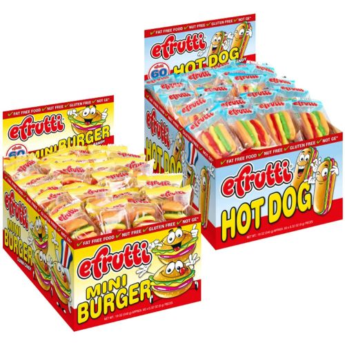 【最大2,000円クーポン5月16日01:59まで】E.Frutti グミ ハンバーガー ホットドッグ アメリカ お菓子