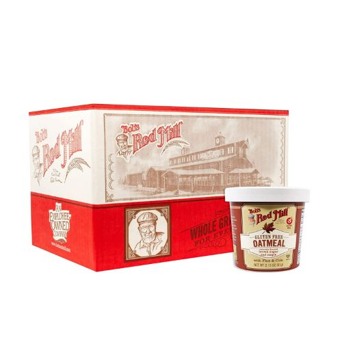 ボブズレッドミル Bob's Red Mill グルテンフリー オートミールカップ ブラウンシュガー メープル 61g×12個 アメリカーナがお届け! ボブズレッドミル Bob's Red Mill グルテンフリー オートミールカップ ブラウンシュガー メープル 61g×12個 アメリカーナがお届け!