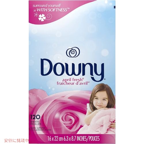 ダウニー Downy 柔軟剤 乾燥機シート エープリル フレッシュの香り 120枚入り アメ...