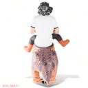 大人のためのプレミアムT-Rex恐竜ライドインフレータブルコスチューム(ワンサイズ)