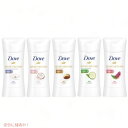 【5本セット】アドバンスド Dove デオドラントスティック Dove Advanced シリーズより 5種類の香り
