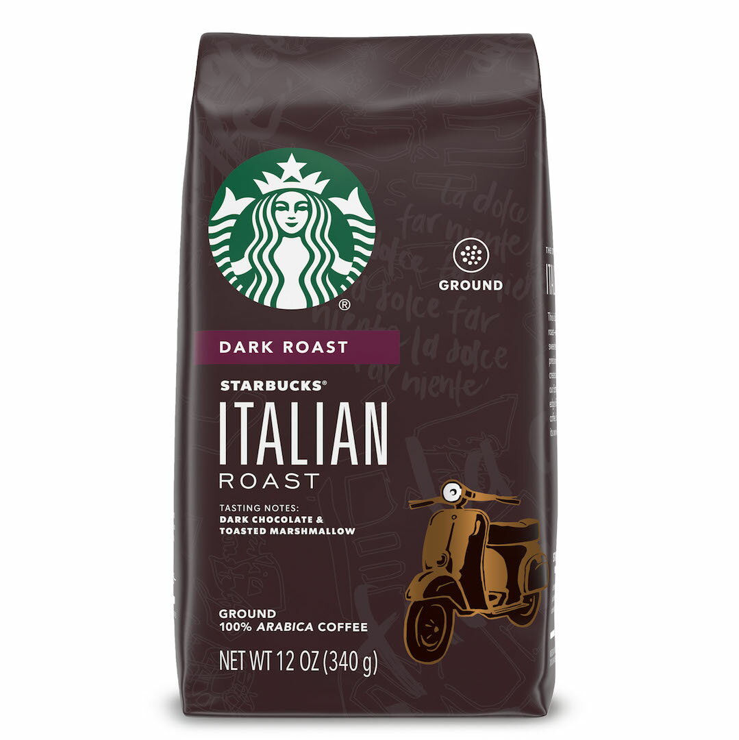 Starbucks Dark Roast Ground Coffee, Italian Roast / スターバックス