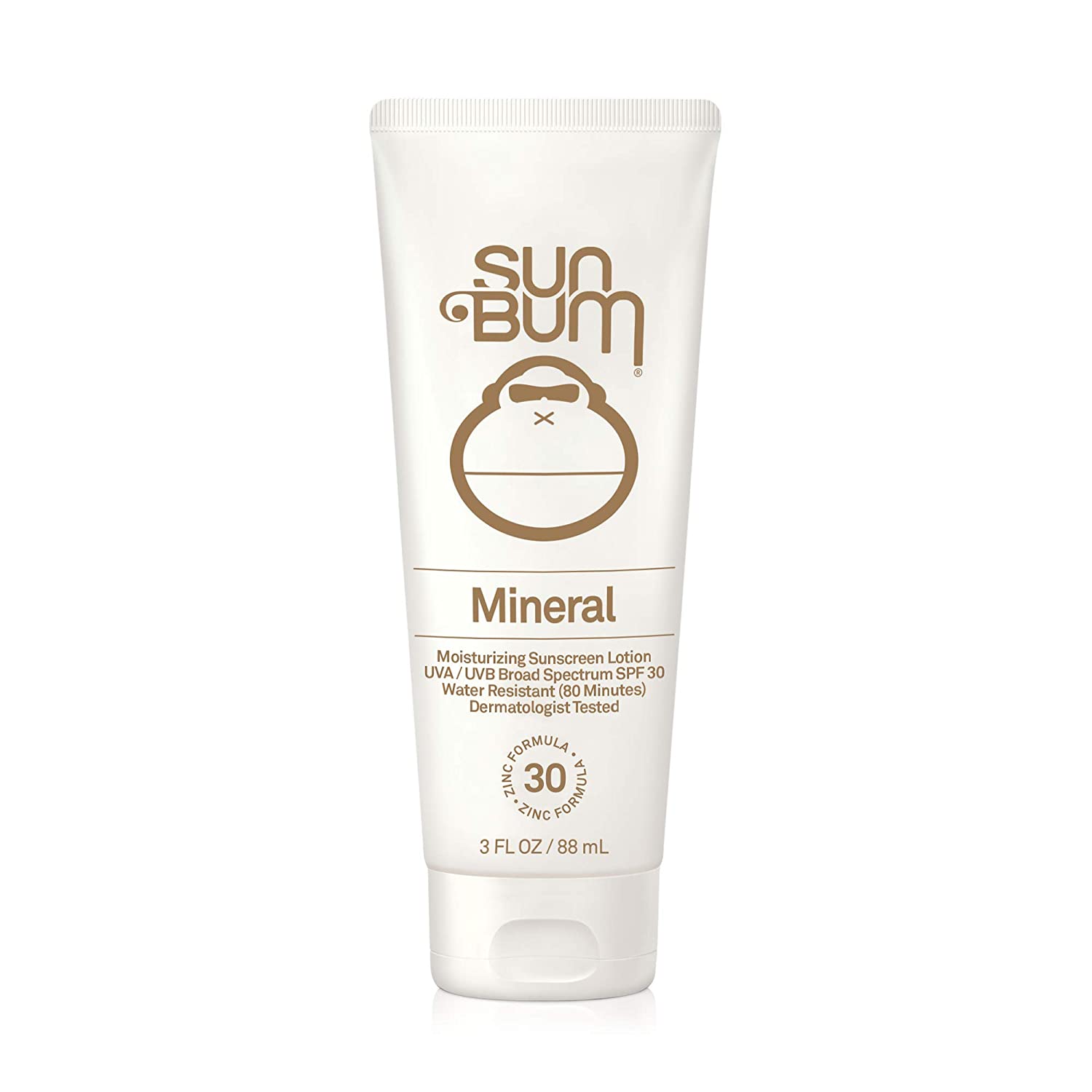 Sun Bum Mineral SPF30 Sunscreen Lotion 3oz(88ml) / サンバム 日焼け止めローション SPF30 無香料サンスクリーン ウォータープルーフ