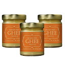 【送料無料お得な3個セット】Ghee ギーバター266ml グラスフェッド ギーバター ギーオイル Grass-Fed Ghee Butter レインボーファームズ