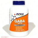 Now GABA 500mg 200ct ナウ ギャバ 500mg 200カプセル