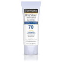 【最大2,000円クーポン5月16日01:59まで】Neutrogena Ultra Sheer Dry-Touch Sunscreen Lotion, Broad Spectrum SPF70 3 fl oz(88ml) / ニュートロジーナ ウルトラシアー ドライタッチ 日焼け止め ブロードスペクトラム SPF70