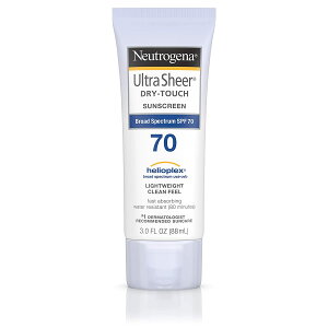 Neutrogena Ultra Sheer Dry-Touch Sunscreen Lotion, Broad Spectrum SPF70 3 fl oz(88ml) / ニュートロジーナ ウルトラシアー ドライタッチ 日焼け止め ブロードスペクトラム SPF70