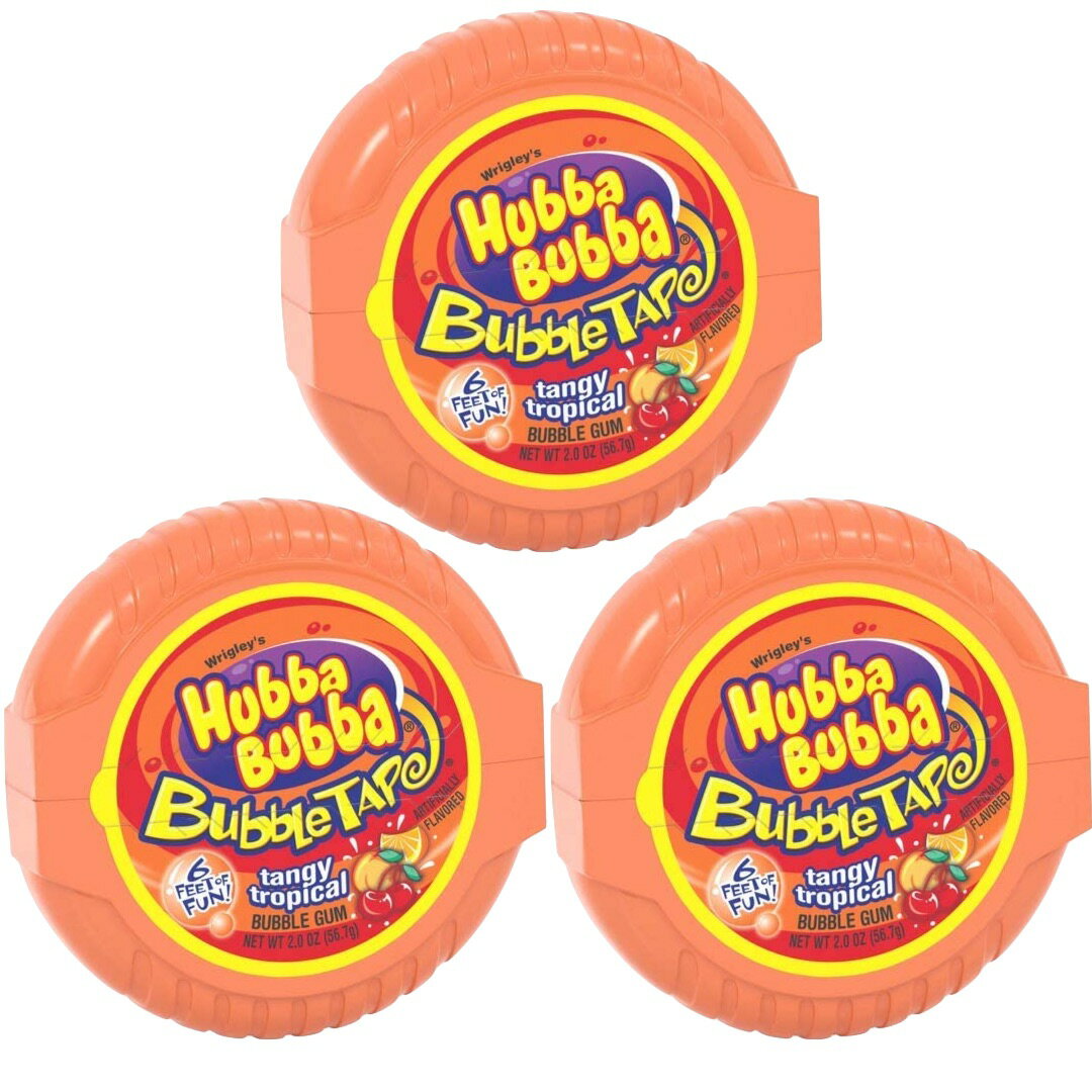 y3ZbgzHUBBA BUBBA Bubble Tape Gum 6FT noEoo ouK e[v T[ ^W[gsJ 2oz 1.82[g (6tB[g)