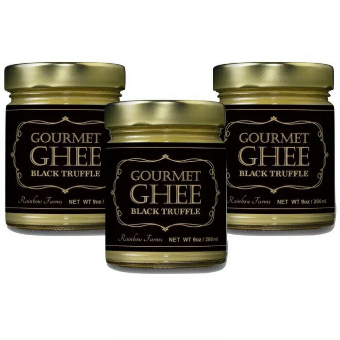 ں2,000ߥݥ51601:59ޤǡ̵ۡ3ĥåȡۥ쥤ܡեॺ ᡦХ ֥åȥ̣ 266ml Rainbow Farms Gourmet Ghee Butter Black Truffle