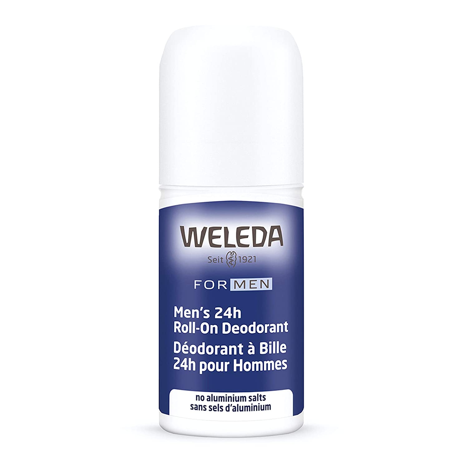 Weleda Men's 24 Hour Roll-On Deodorant, 1.7 Fluid Ounce / ヴェレダ メンズ ロールオン デオドラント 24時間持続 アルミニウムフリー