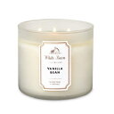 【送料無料】バスアンドボディワークス 3芯キャンドル バニラビーン 411g Bath and Body Works 3-Wick Candle VANILLA BEAN 411g