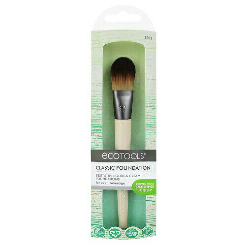 Ecotools Ecopauf Classic Foundation エコツールズ クラシックファンデーションブラシ