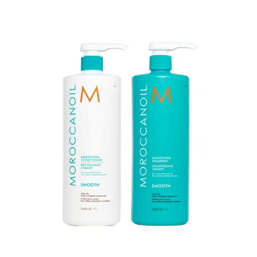 モロッカンオイル スムージング シャンプー & コンディショナーセット 1L Moroccan Smoothing Shampoo & Conditioner 1L