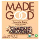 yő2,000~N[|4279:59܂ŁzMadeGood Om[o[ NbL[N[ 24g x 6 I[KjbN r[ Cookies & Creme Granola Bars 6ct