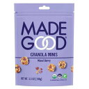 MadeGood Om[~j ~bNXx[ 100g / 3.5oz I[KjbN r[ Mixed Berry Granola Minis