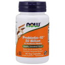 【最大2,000円クーポン5月27日01:59まで】NOW PROBIOTIC-10 50 BILLION 50 VCAPS #2928 ナウ プロバイオティク...