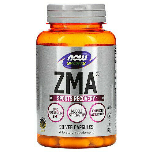 NOW　ZMA(R) 800MG 90 CAPS　#2200　ナウ　ZMA