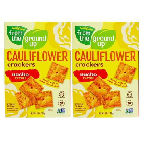 [2Ȣå] From the Ground Up Cauliflower Crackers Nacho - 4oz/ եॶ饦...