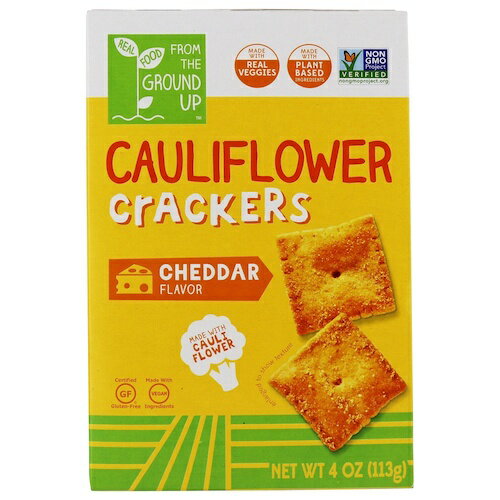 From the Ground Up Cauliflower Crackers Cheddar - 4oz/ եॶ饦ɥå ...