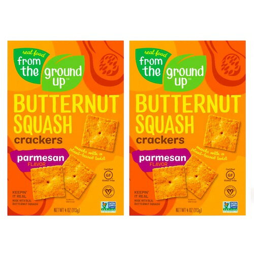 [2Ȣå] From the Ground Up Butternut Squash Crackers Parmesan - 4oz/ ...