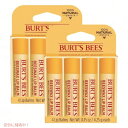 2個セット Burt 039 s Bees 100 Natural Lip Balm, Original Beeswax with Vitamin E Peppermint Oil, 4 Tubes 100％ナチュラル リップクリーム 4本入り