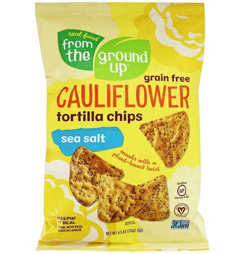 From the Ground Up Cauliflower Tortilla Chips Sea Salt - 4.5oz/ եॶ...