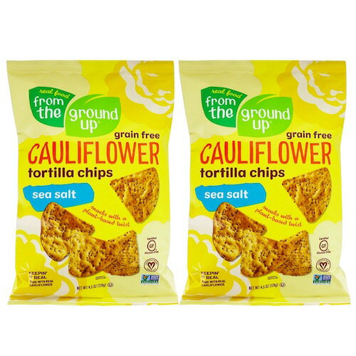 [2ޥå] From the Ground Up Cauliflower Tortilla Chips Sea Salt - 4.5oz...