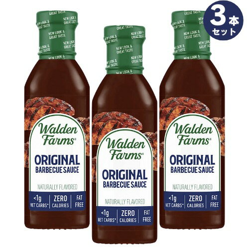 ں2,000ߥݥ51601:59ޤǡ3ܥå Walden Farms ꡼ ꥸʥ BBQ 12oz/340g С٥塼  ̵ 쥹ƥ를 ƥե꡼  BBQ Sauce