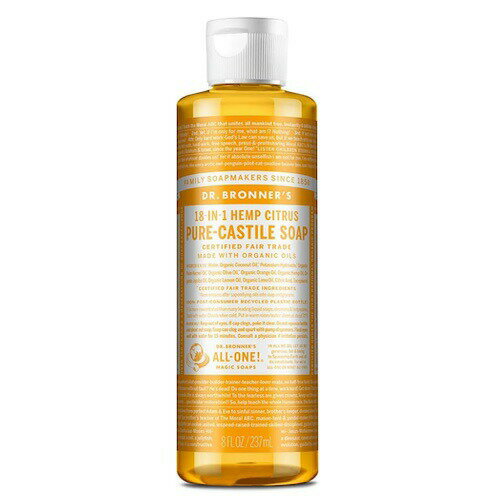 Dr　ブロナー ドクターブロナー マジックソープ シトラス 237ml Dr. Bronner's Pure Castile Soap 8oz