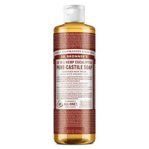 hN^[ui[ }WbN\[v [Jv^X 473ml Dr. Bronner's Pure Castile Soap 16oz