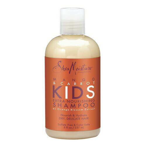 【最大2 000円クーポン6月11日1:59まで】Shea Moisture シア 子供用 シャンプー マンゴー＆キャロット 237ml/8oz キッズ Mango & Carrot Kids Shampoo