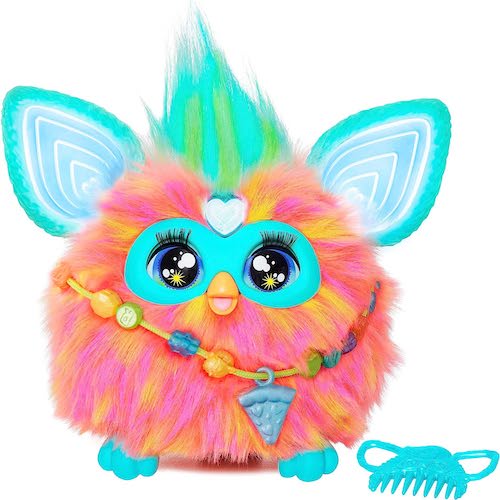 【最大2,000円クーポン1月16日01:59まで】ファービー 2023 Furby Coral ファービー人形 コーラル ピンク 光る 喋る 動く 歌う アメリカ ギフト ぬいぐるみ 小物付き Furby Coralのサムネイル