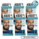 6個セット JUST FOR MEN ジャストフォーメン ヒゲ用 カラー剤 グレイヘア用 [M-50 ダーケストブラウン] Mustache & Beard Color Gel