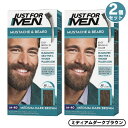 2個セット JUST FOR MEN ジャストフォーメン ヒゲ用 カラー剤 グレイヘア用 [M-40 ミディアムダークブラウン] Mustache & Beard Color Gel