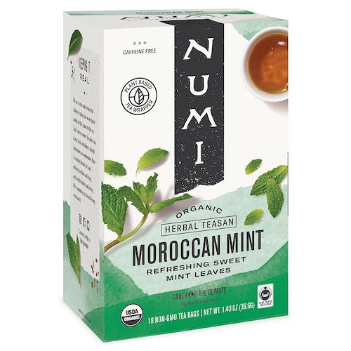 Numi ヌミ オーガニック ハーブティー [モロッカンミント] 18ティーバッグ入り Moroccan Mint