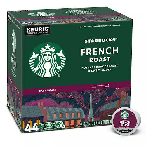 キューリグ Kカップ スターバックス フレンチロースト 44個 Keurig Starbucks Coffee K-Cups French Roast