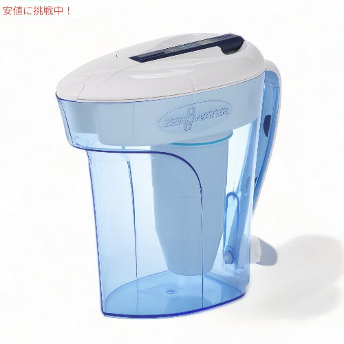 ZeroWater 12 Cup Pitcher with Free Water Quality Meter 141 tB^[sb`[ 12Jbv MAIN-50479