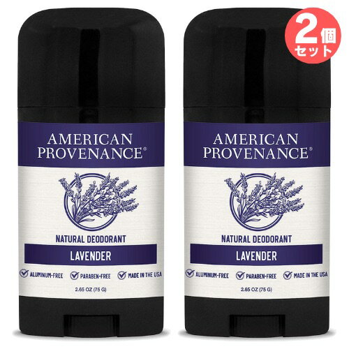 2Zbg jp I[i` fIhg x_[ 75g American Provenance Lavender Natural Deodorant 2.65oz