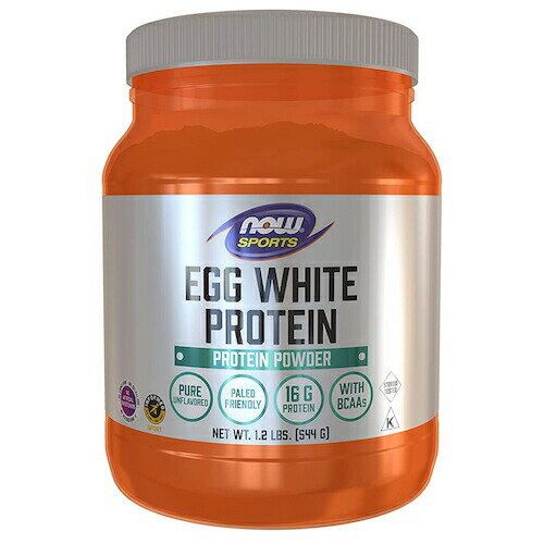 NOW Sports Egg White Protein 1.2 LB #2040 iE GbOzCg veC 544g