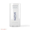 Native Deodorant, Unscented - 2.65oz(75g) / ネイティブ デオドラント