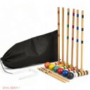 【最大2,000円クーポン5月16日01:59まで】クロッケーゲームセット Crown Sporting Goods 最大6人プレイ用 Family Croquet