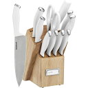 クイジナート Cuisinart C77SSW-12P 包丁セット カラープロコレクション 12ピース ナイフセット 白 / 12 Piece Knife Block Set, White