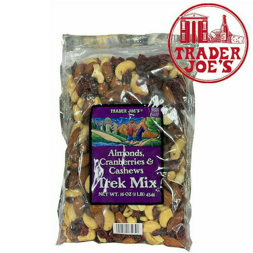 Trader Joe's Trek Mix Almonds, Cashews, Cranberries 16oz / ȥ졼硼 ȥåߥå [ɡ塼ʥåġ٥꡼] 454g