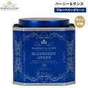 ハーニー＆サンズ Harney & Son's [ブルーベリー グリーンティー] サシェ 30袋 ティーバッグ 75g/2.67oz HRPコレクション 緑茶 ブレンド