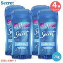 【最大2,000円クーポン5月16日01:59まで】4個セット!シークレット アウトラスト クリアジェル シャワーフレッシュの香り 73g / Secret O...