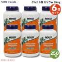 6個セット NOW Foods ナウフーズ グルコン酸 カリウム 99mg 250粒 タブレット #01462 Potassium Gluconate 99mg 250 Tablets