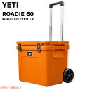 【最大2,000円クーポン6月11日01:59まで】YETI イエティ ローディ 60 ホイール付き クーラーボックス キングクラブオレンジ ROADIE 60 Wheeled Cooler King Crab Orange
