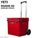 【最大2,000円クーポン6月11日01:59まで】YETI イエティ ローディ 60 ホイール付き クーラーボックス レスキューレッド ROADIE 60 Wheeled Cooler Rescue Red